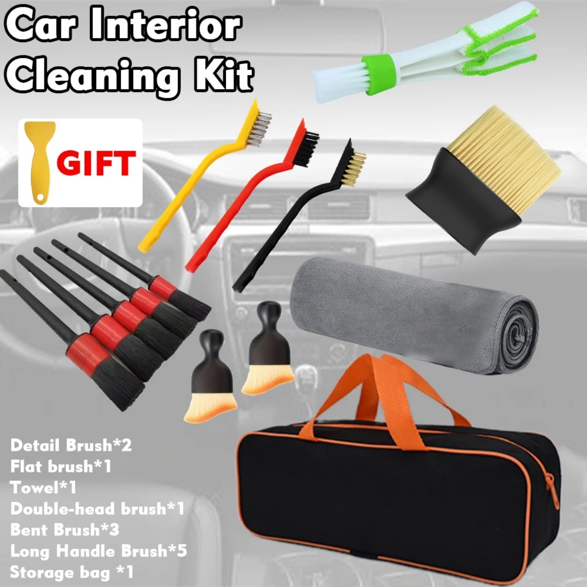 Zestaw szczotek do czyszczenia – Dirt Brush Interior recenzja i cena